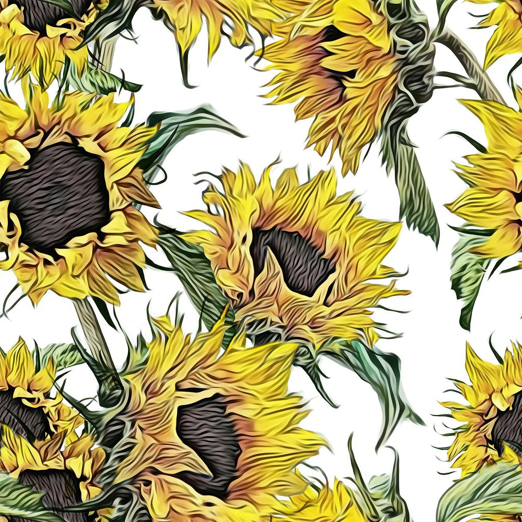Sunflowers Wallpaper  uniQstiQ Floral