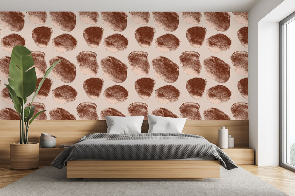 Brown Pattern Wallpaper  uniQstiQ Geometric