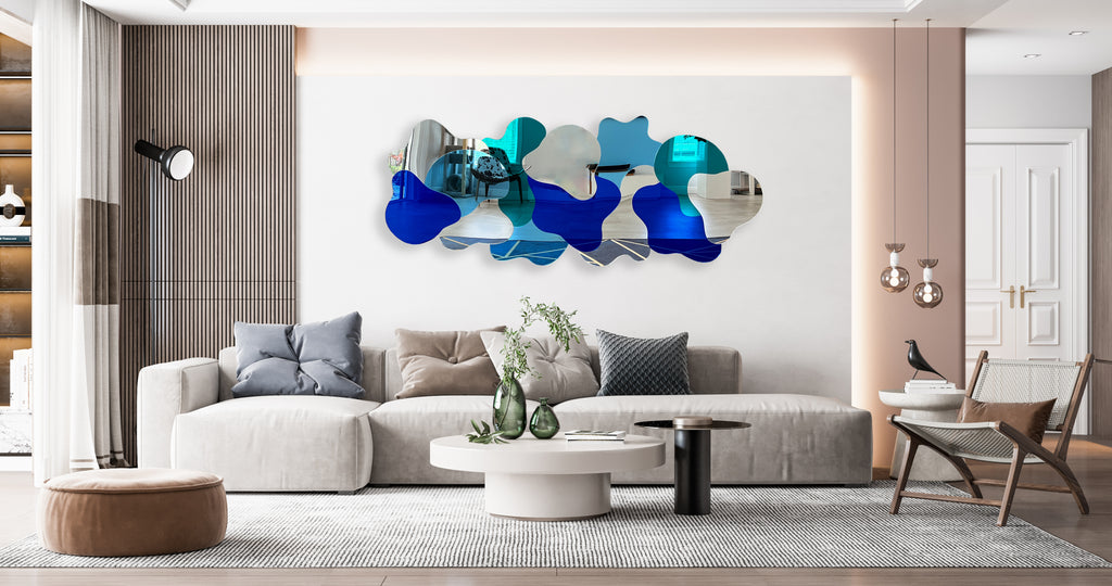 oversized-teal-wall-art-mirrored-acrylic-art-wall-art-made-in-usa-mirror-wall-decor-wall-sculpture-abstract-wall-decor