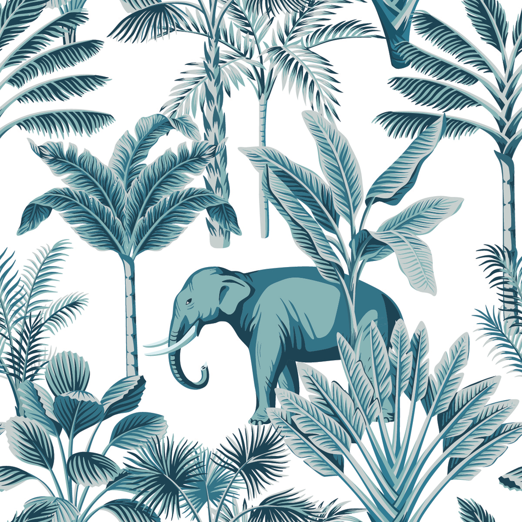 Elephant Wallpaper  uniQstiQ Tropical