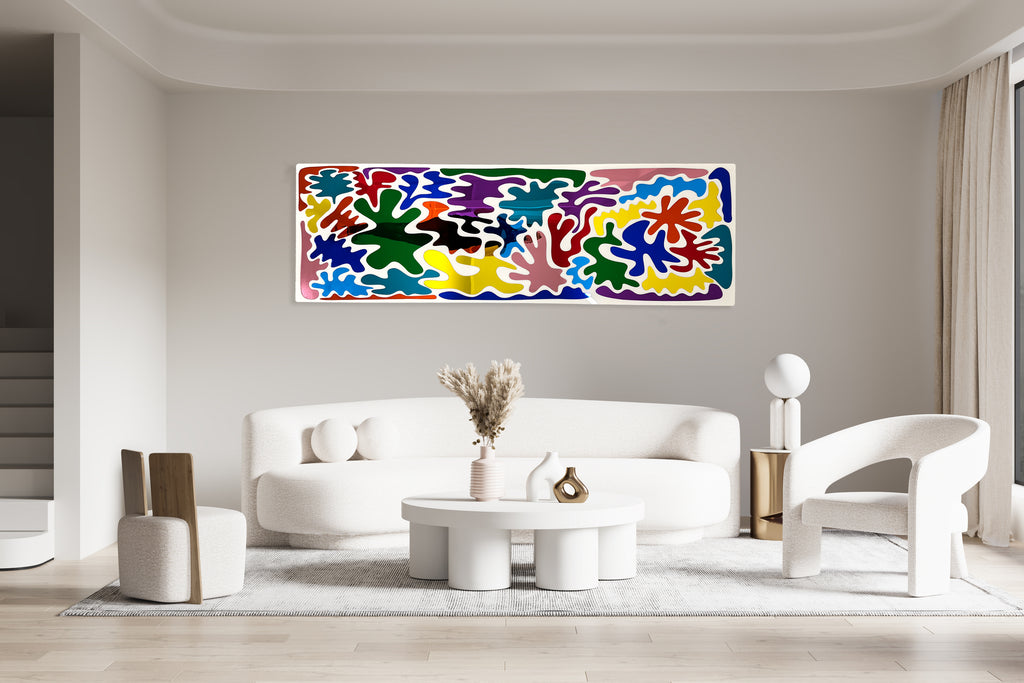 oversized-multicolor-art-mirrored-acrylic-art-wall-art-made-in-usa-mirror-wall-decor-wall-sculpture-matisse-art