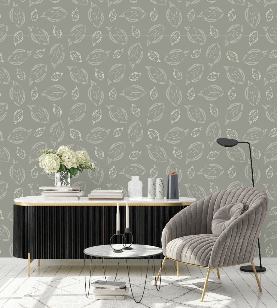 Grey Wallpaper  uniQstiQ Botanical
