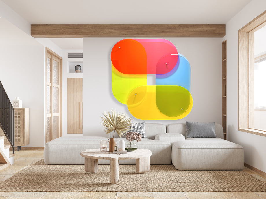 Transparent Acrylic Art Wall Sculpture 3D Decor buy at the best price with  delivery – uniqstiq