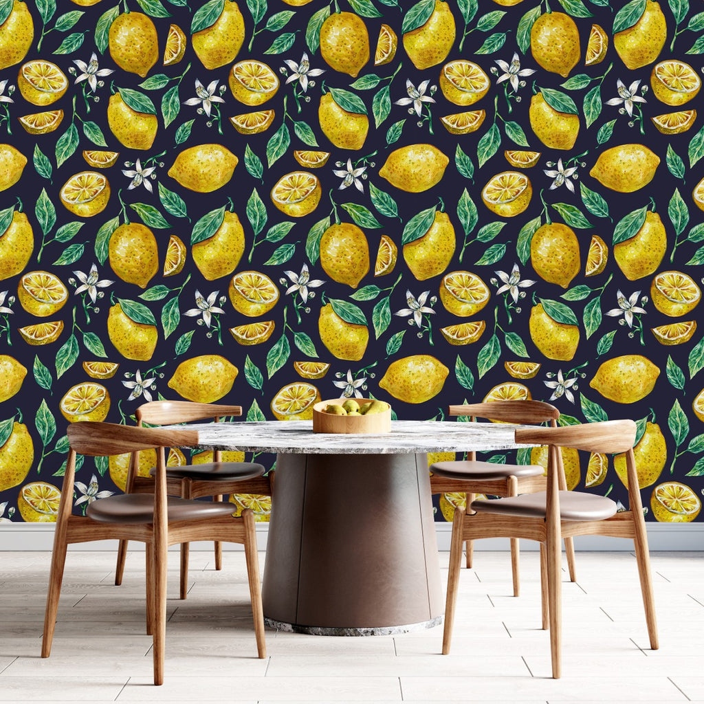 Lemons Wallpaper uniQstiQ Botanical