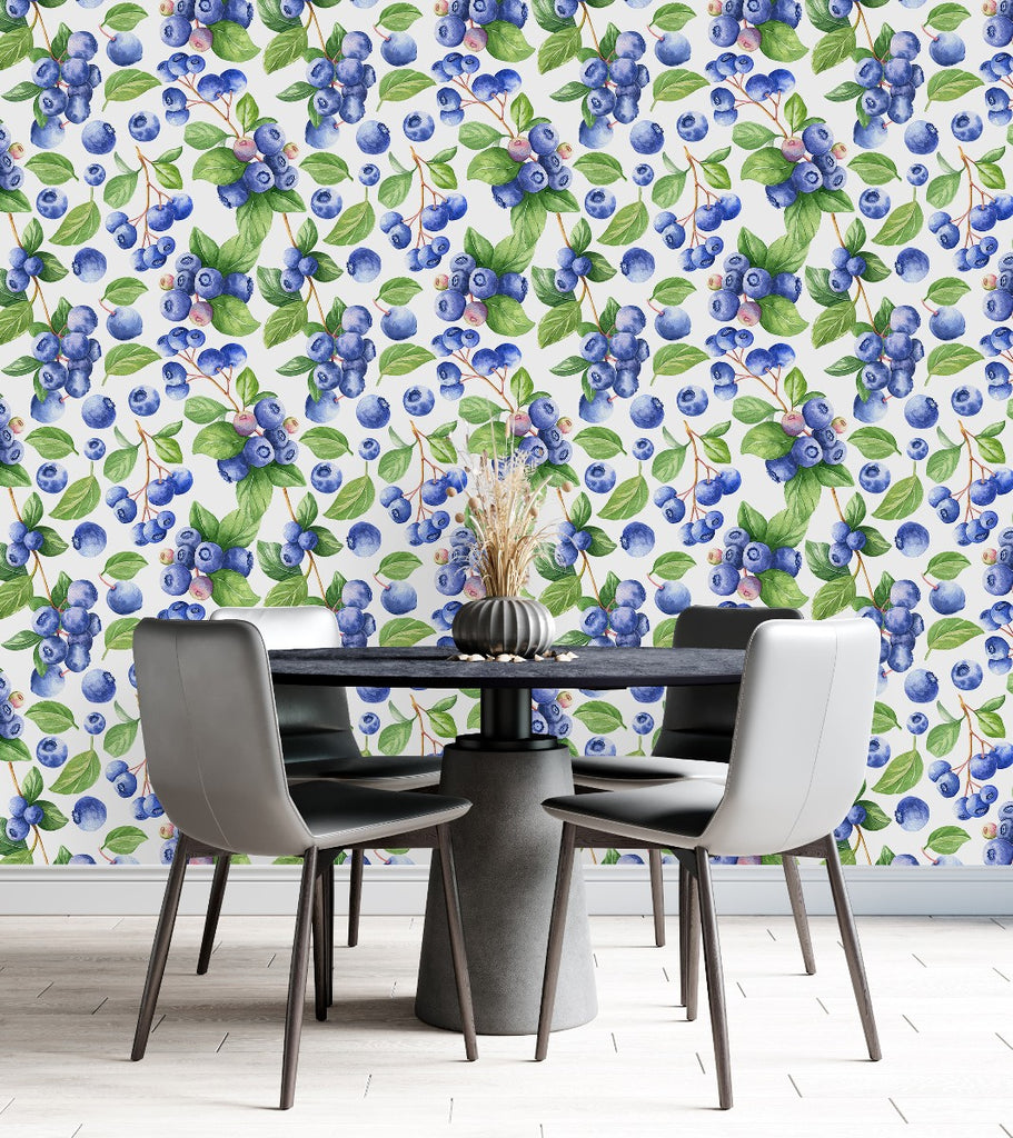Blueberry Wallpaper uniQstiQ Botanical