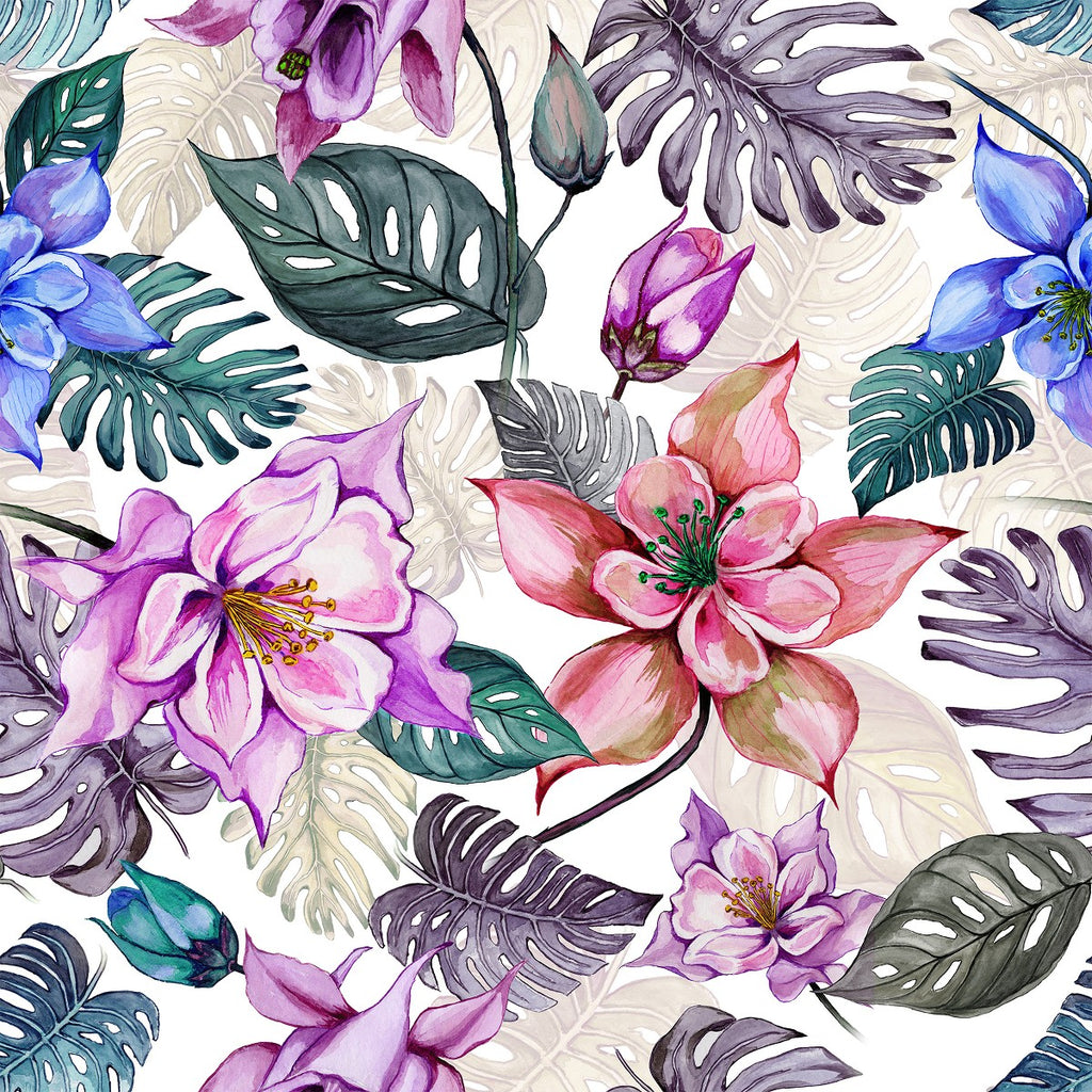 Exotic Flowers Wallpaper uniQstiQ Floral
