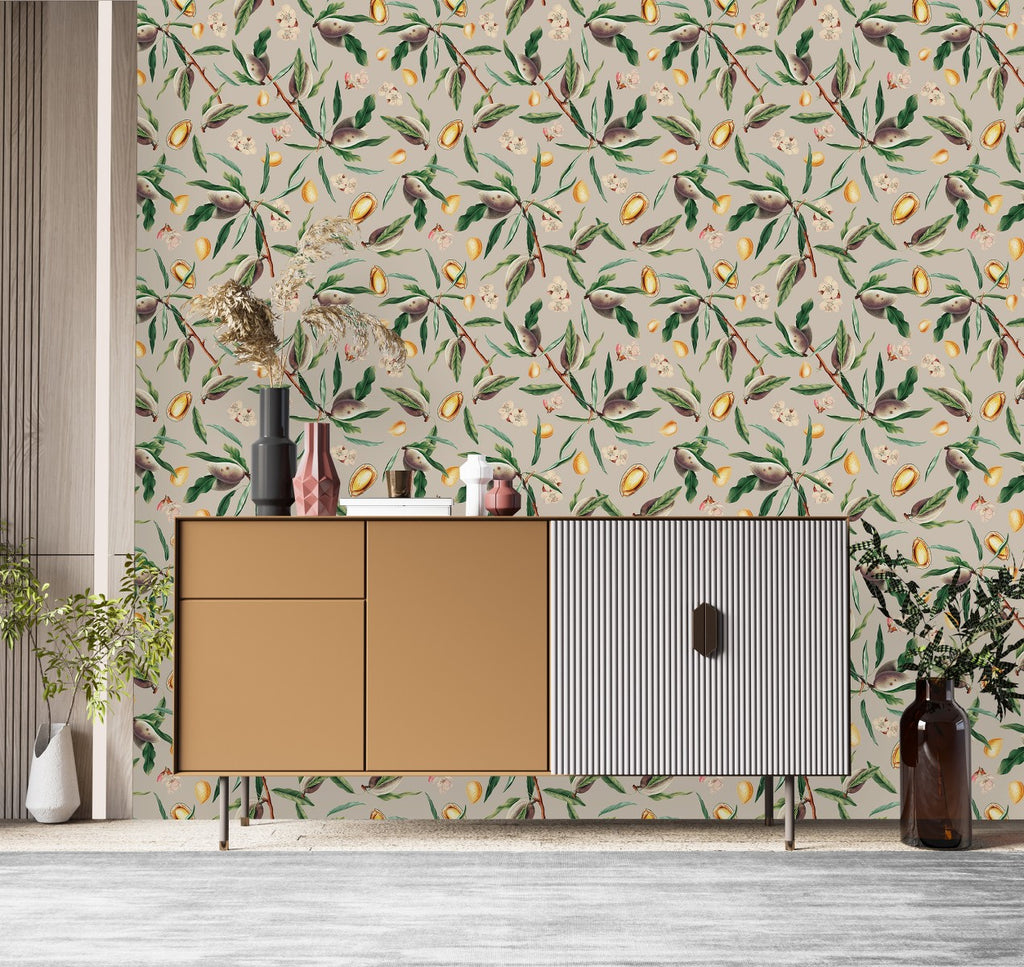 Almond Design Wallpaper  uniQstiQ Botanical
