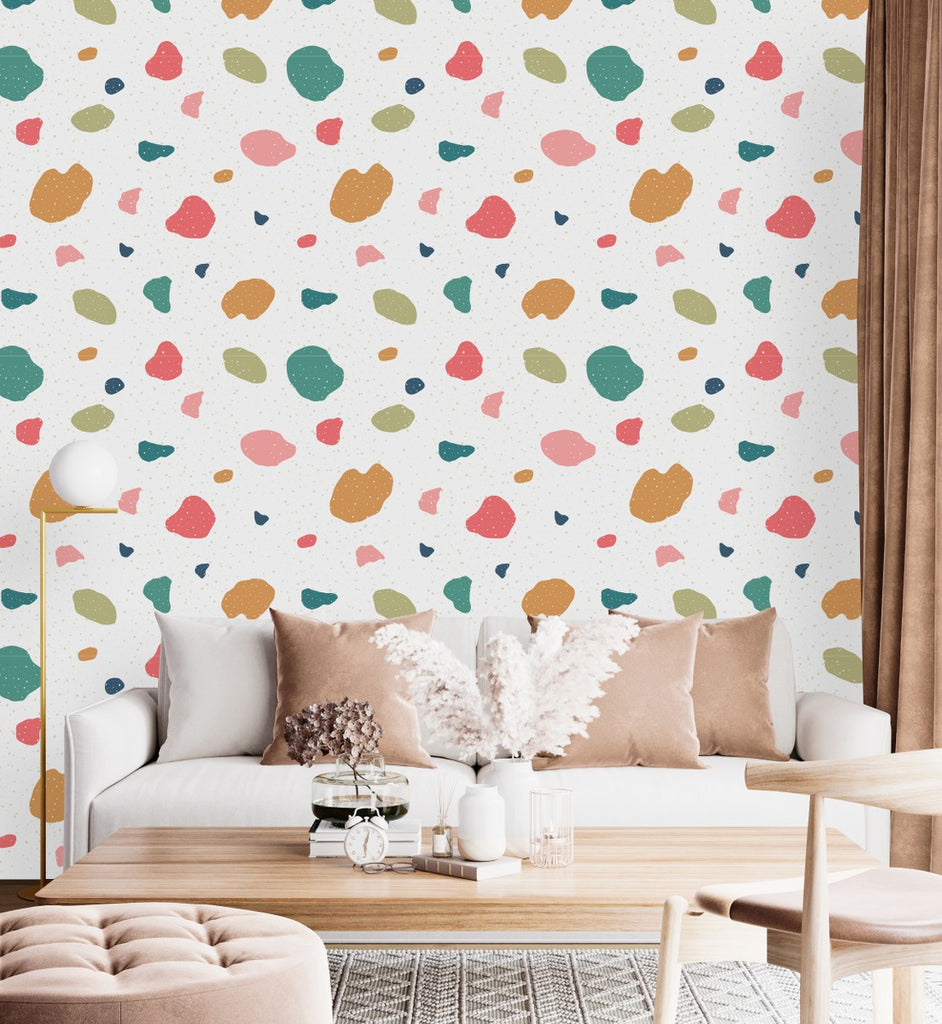 Colored Spots Wallpaper uniQstiQ Geometric