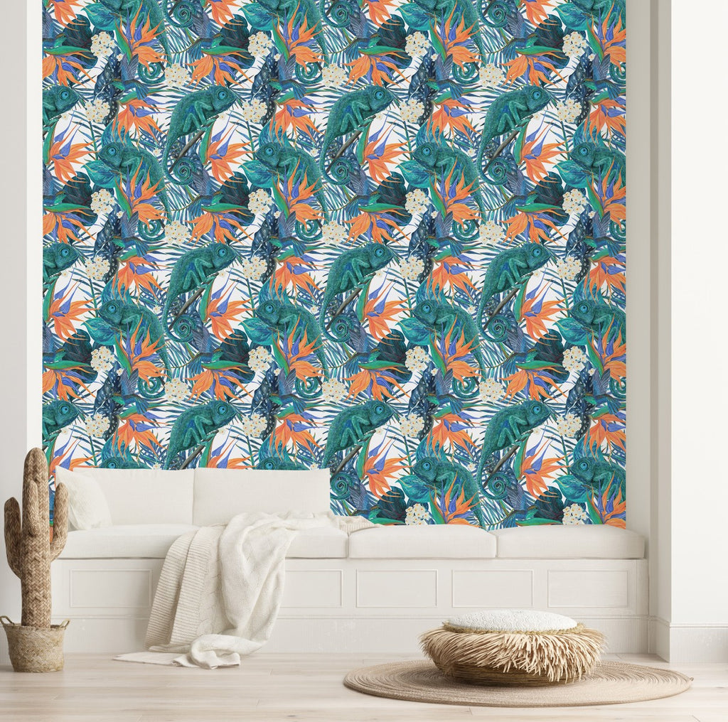 Chameleon Wallpaper uniQstiQ Tropical
