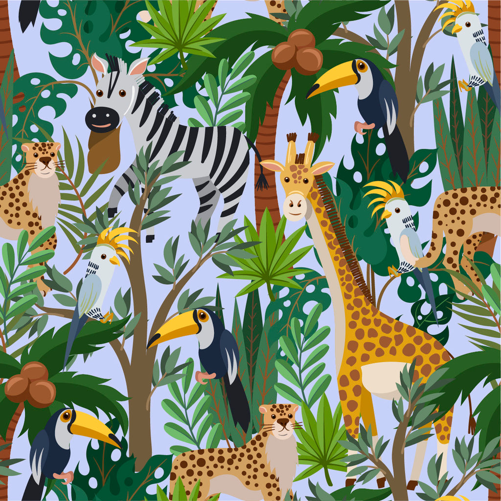 Exotic Animals Wallpaper  uniQstiQ Kids