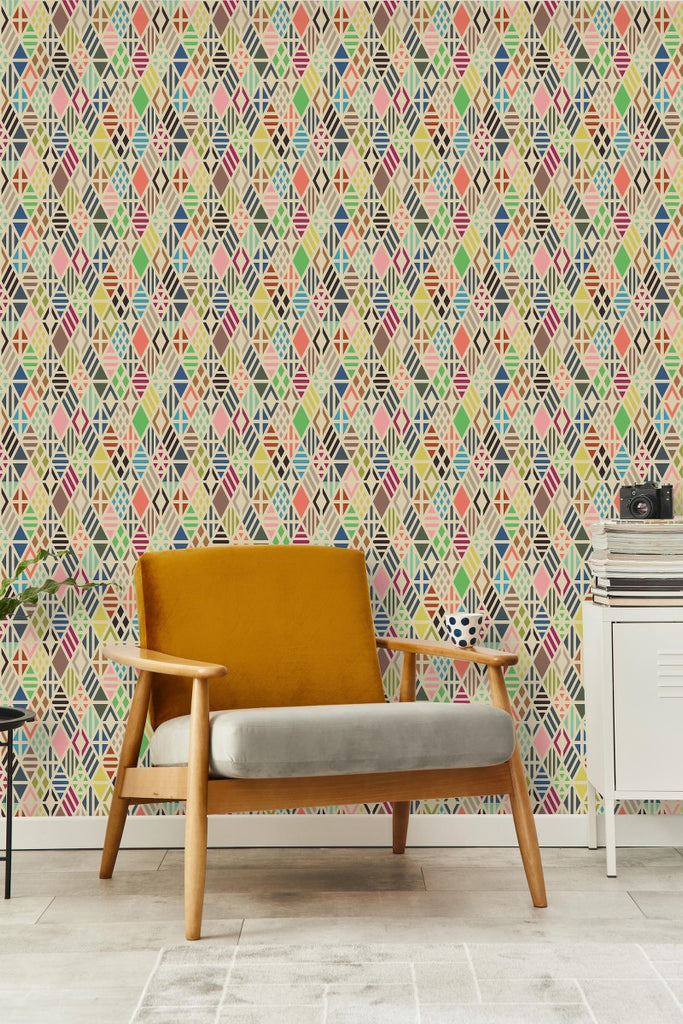Colorful Rhombuses Wallpaper