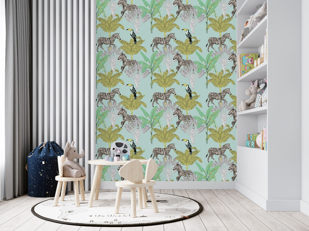 Zebra Pattern Wallpaper uniQstiQ Tropical