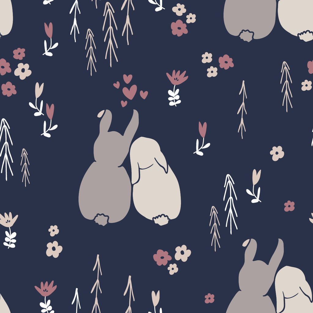 Dark Wallpaper with Hares uniQstiQ Kids