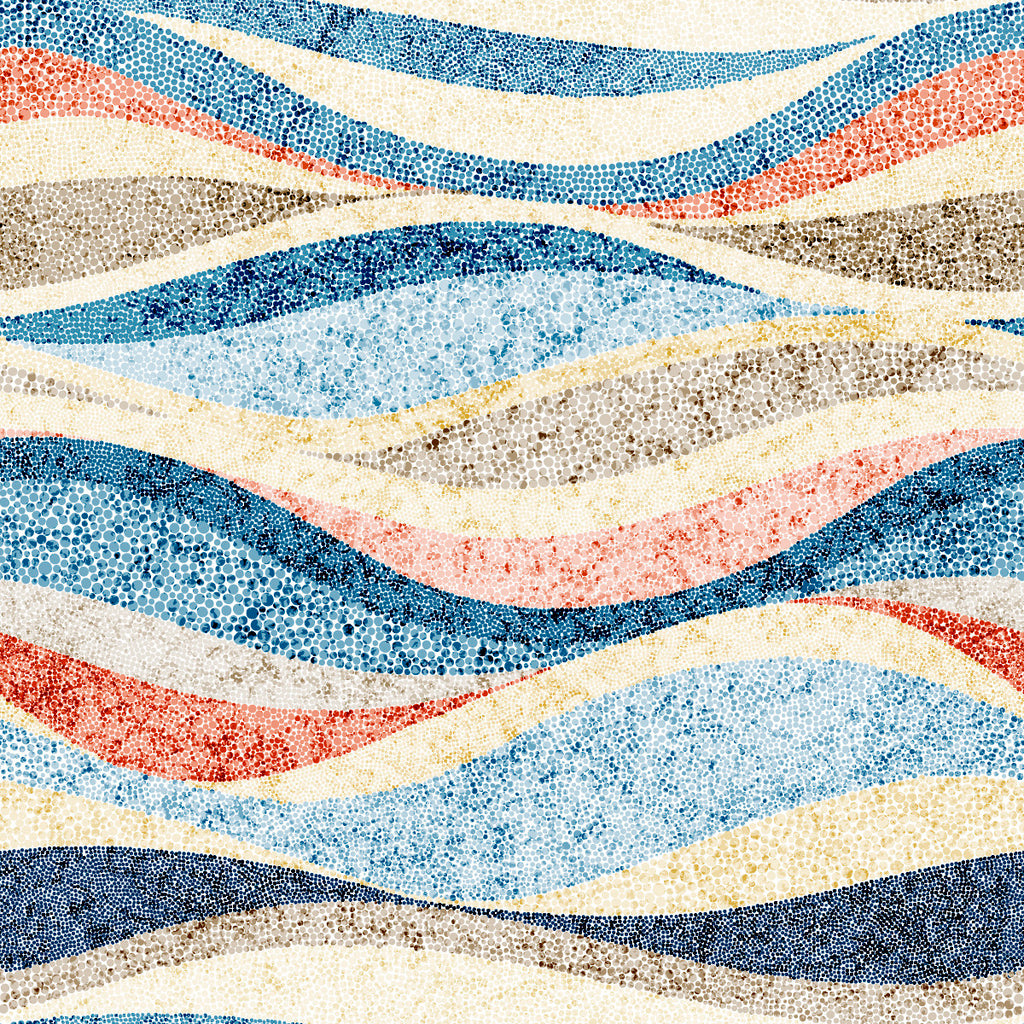 Waves Pattern Wallpaper  uniQstiQ Murals