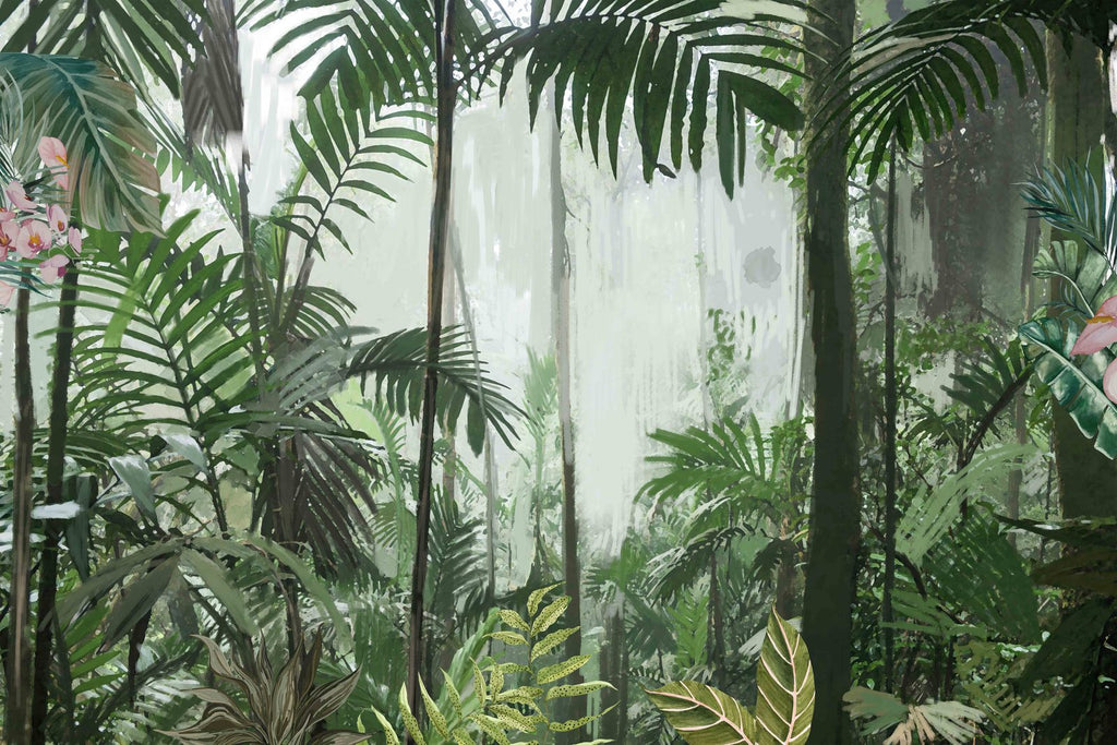 Jungle Landscape Wallpaper uniQstiQ Long Murals