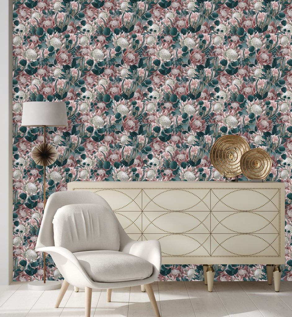 Exotic Protea Flowers Wallpaper uniQstiQ Tropical