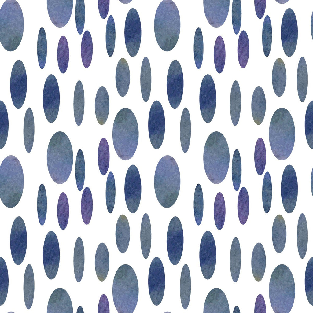Dark Blue Ellipse Wallpaper uniQstiQ Geometric