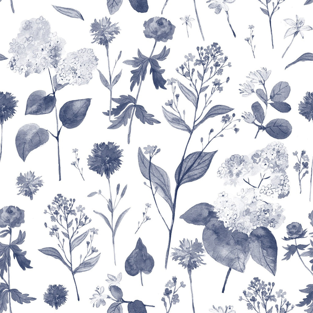 Grey Lilac Pattern Wallpaper uniQstiQ Floral