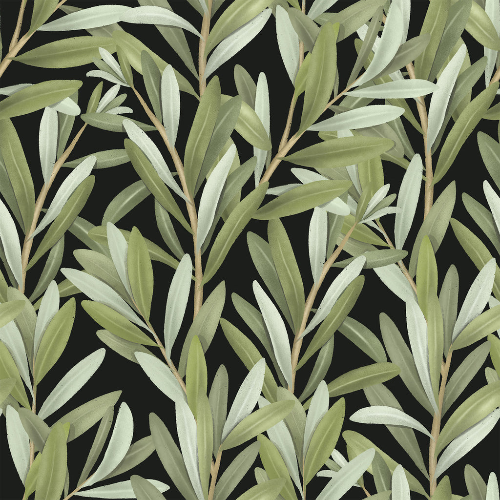 Green Leaves Wallpaper uniQstiQ Botanical