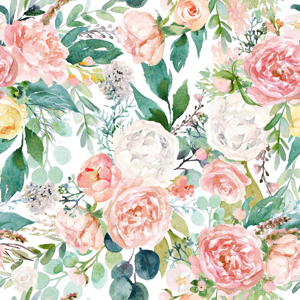 ?ream Color Flowers Wallpaper uniQstiQ Murals