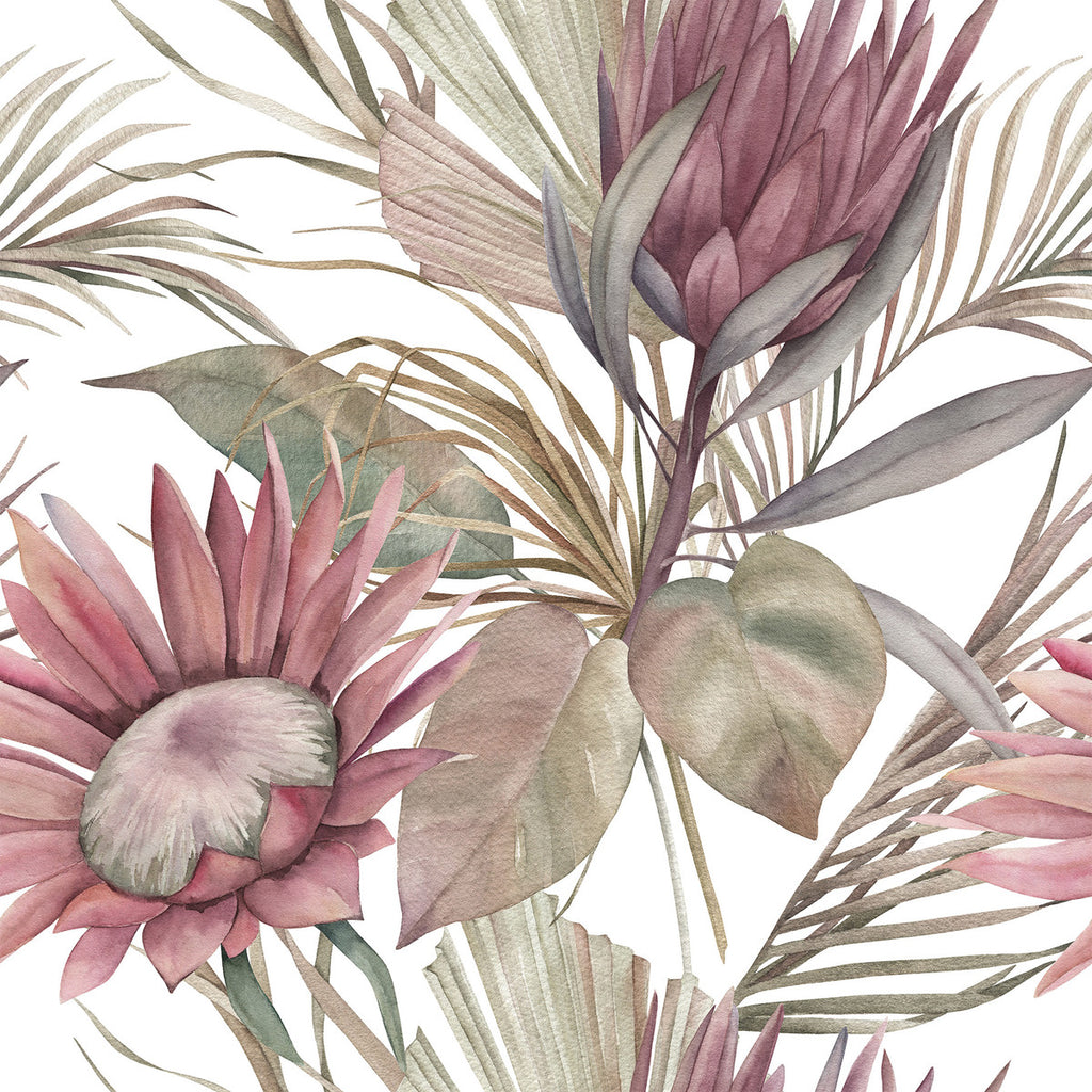 Pink Protea Wallpaper uniQstiQ Floral