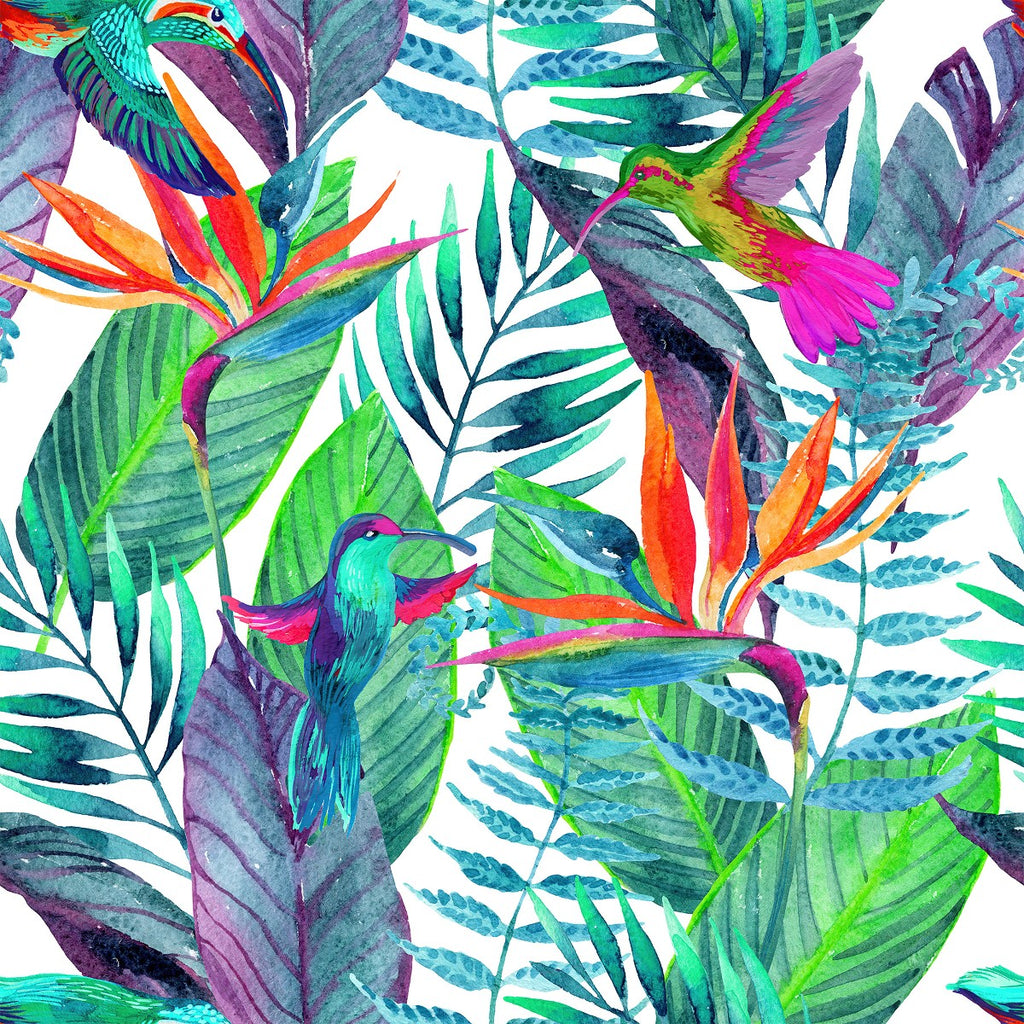 Exotic Palm Leaves Wallpaper  uniQstiQ Tropical