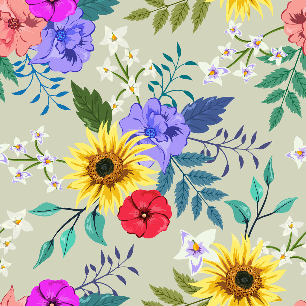Field's Flowers Wallpaper uniQstiQ Murals