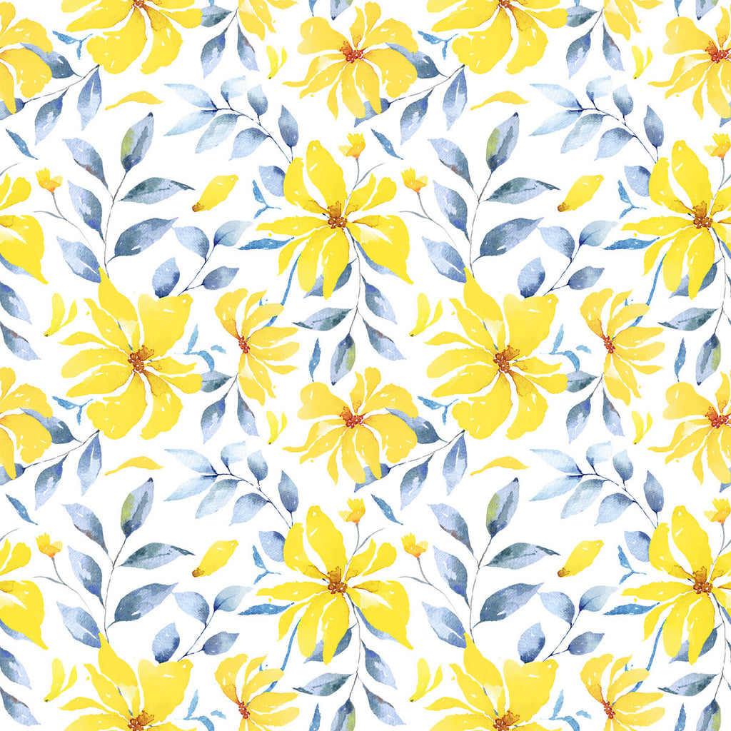 Yellow Flowers Wallpaper  uniQstiQ Murals