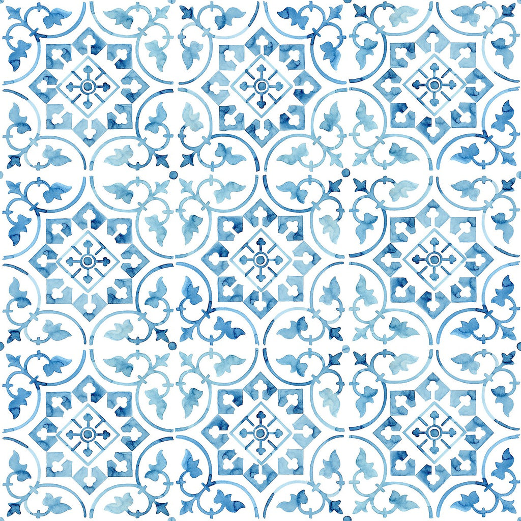 Blue Abstract Pattern Wallpaper uniQstiQ Geometric