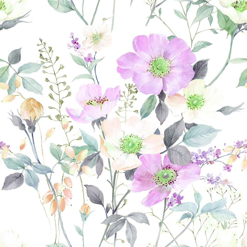 Gentle Flowers Wallpaper uniQstiQ Murals