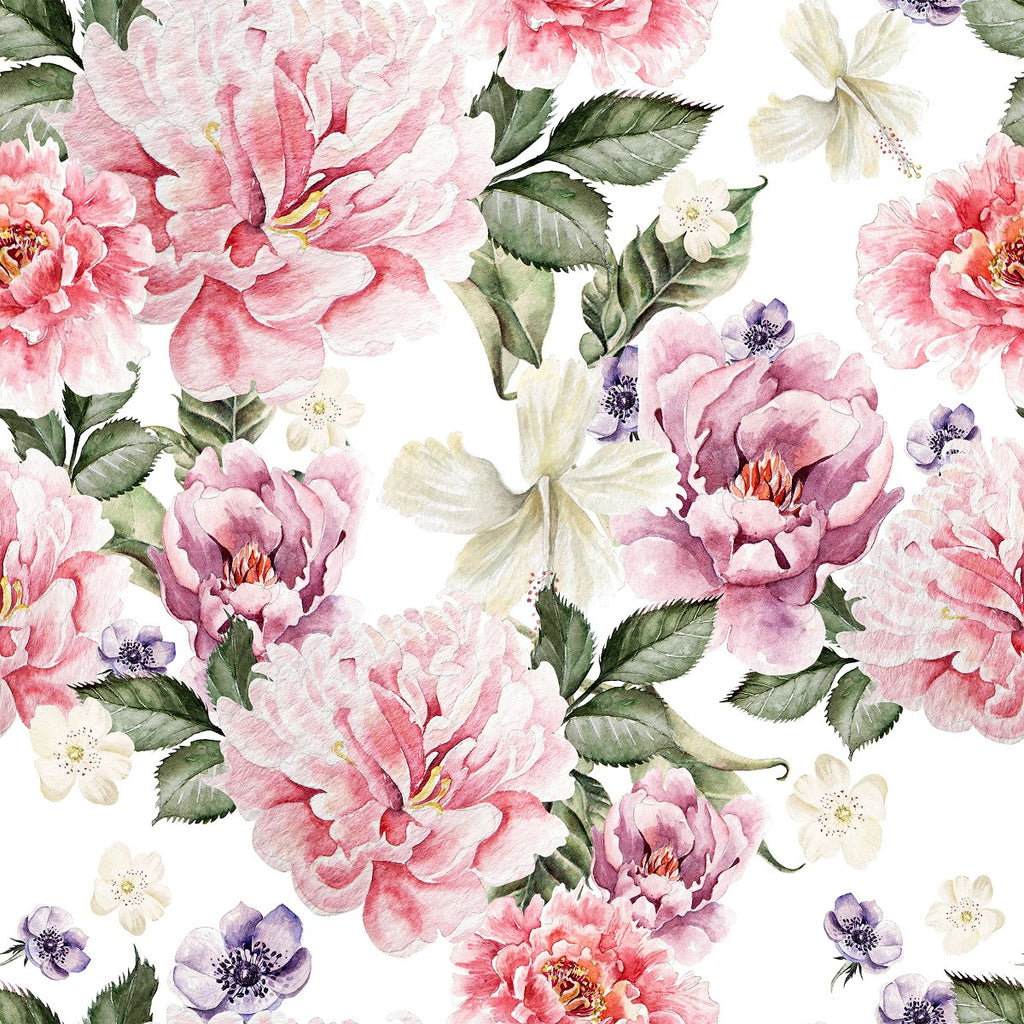 Pink Peonies Wallpaper  uniQstiQ Floral