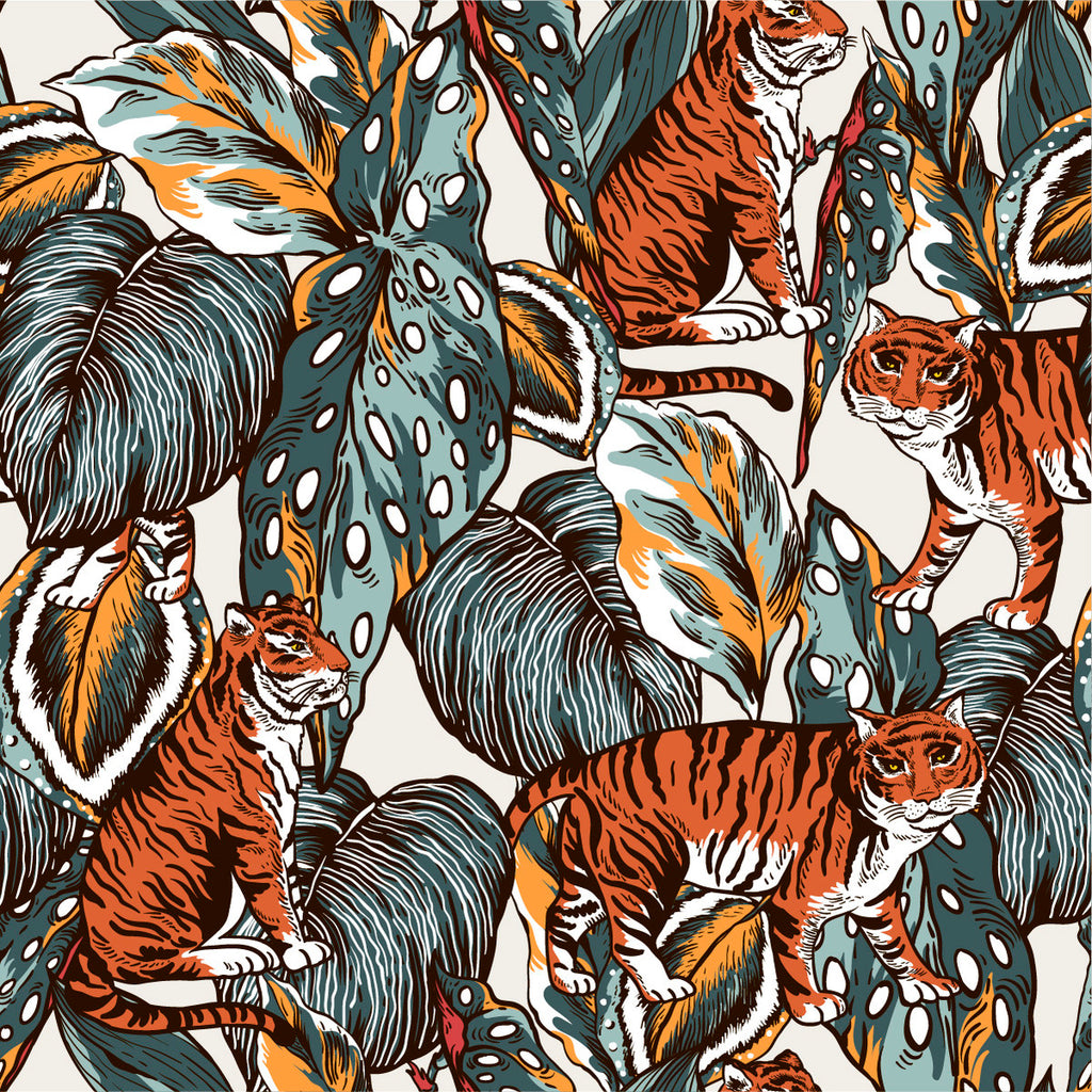 Tigers Wallpaper uniQstiQ Tropical