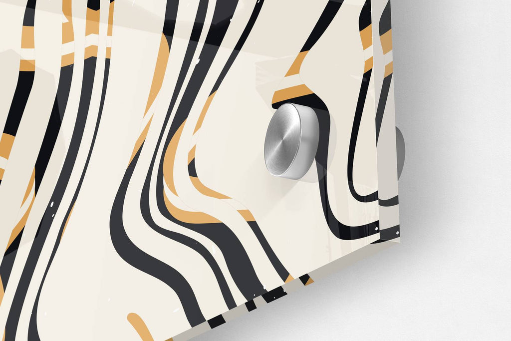 Geometrical Abstract Shapes Set of 3 Prints Modern Wall Art Modern Artwork Image 3