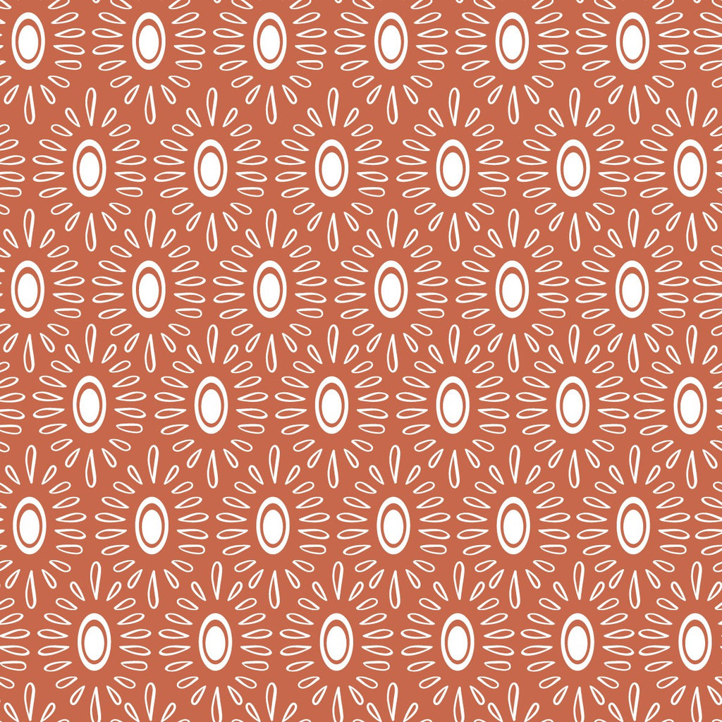 Terracotta Color Wallpaper  uniQstiQ Geometric