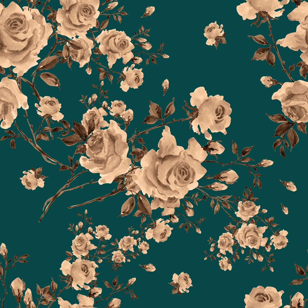Beige Roses Wallpaper