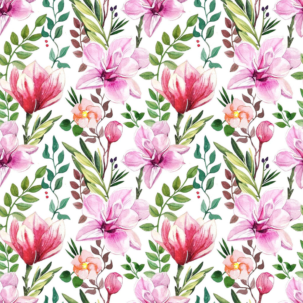 Pink Flowers Wallpaper  uniQstiQ Floral