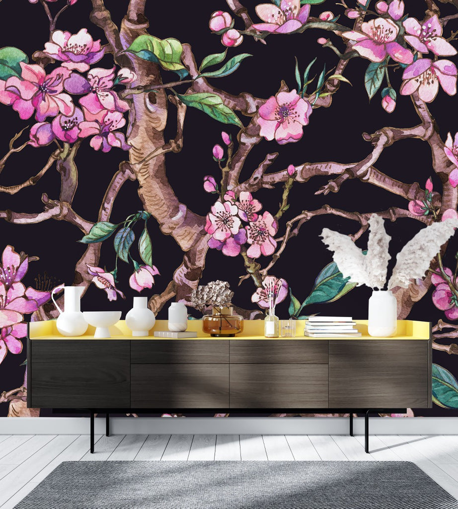 Floral Tree Wallpaper  uniQstiQ Murals