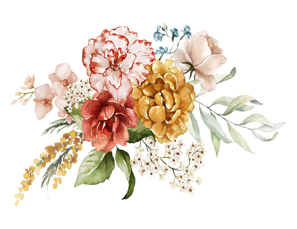 Floral Bouquet Wallpaper  uniQstiQ Long Murals