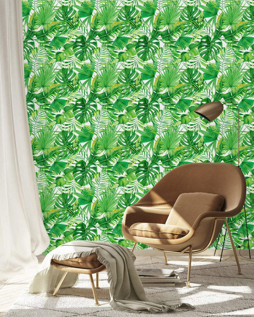 Green Exotic Plants Wallpaper uniQstiQ Tropical