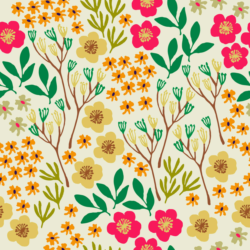 Summer Flowers Wallpaper uniQstiQ Floral