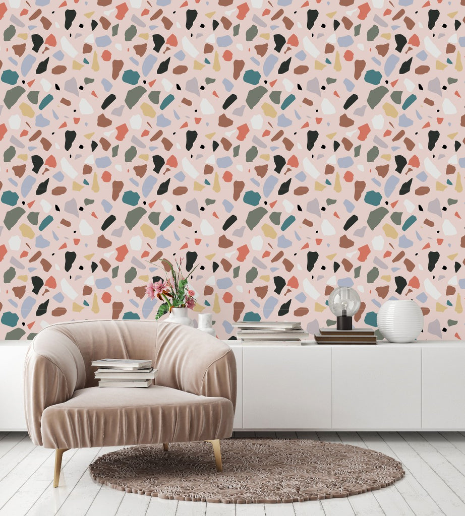 Colorful Abstract Pattern Wallpaper uniQstiQ Geometric