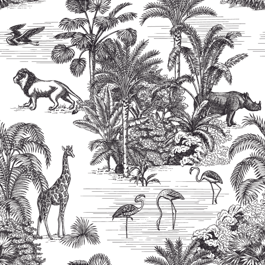 African Savanna Wallpaper  uniQstiQ Tropical