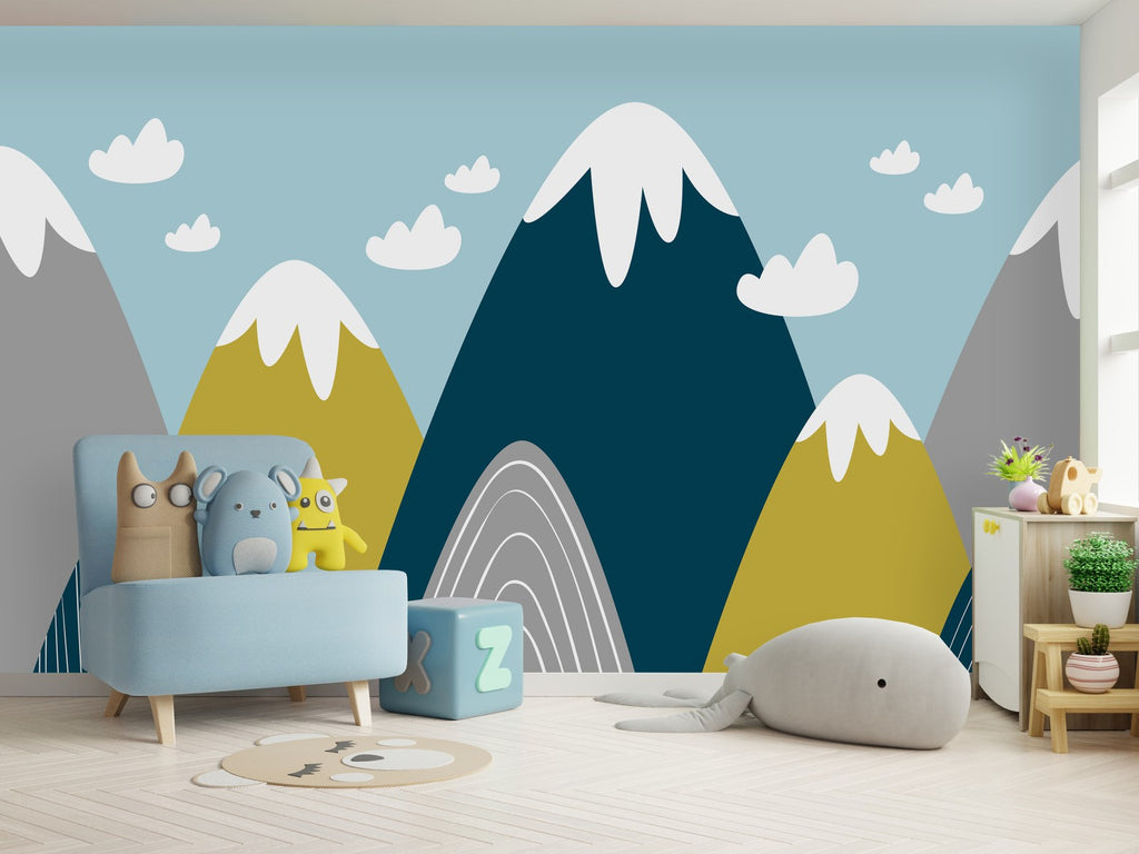Mountains Wallpaper for Nursery uniQstiQ Long Murals