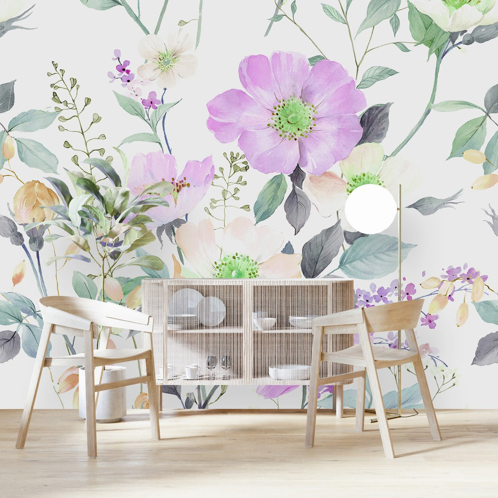 Gentle Flowers Wallpaper uniQstiQ Murals
