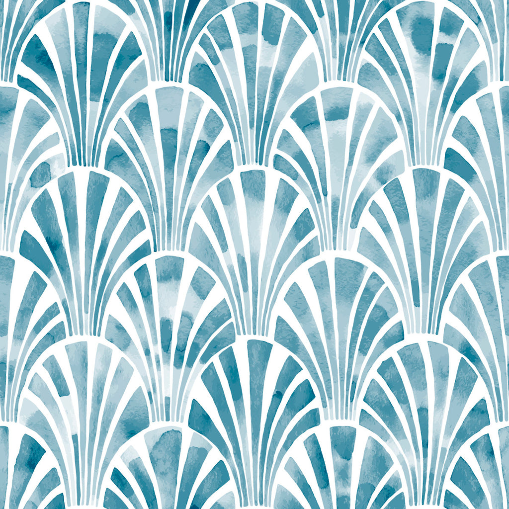 Blue Abstract Pattern Wallpaper uniQstiQ Geometric