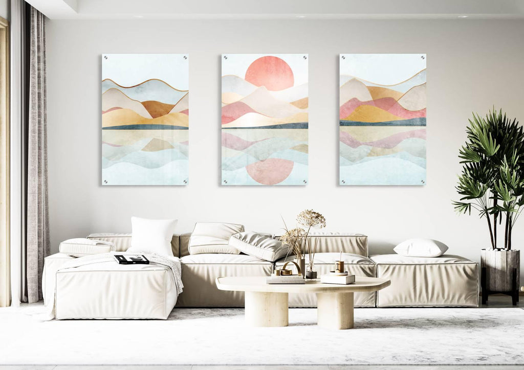 Nature Design Set of 3 Prints Modern Wall Art Modern Artwork Image 2