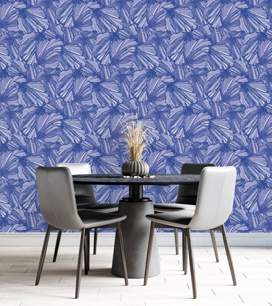 Large Blue Petals Wallpaper uniQstiQ Botanical