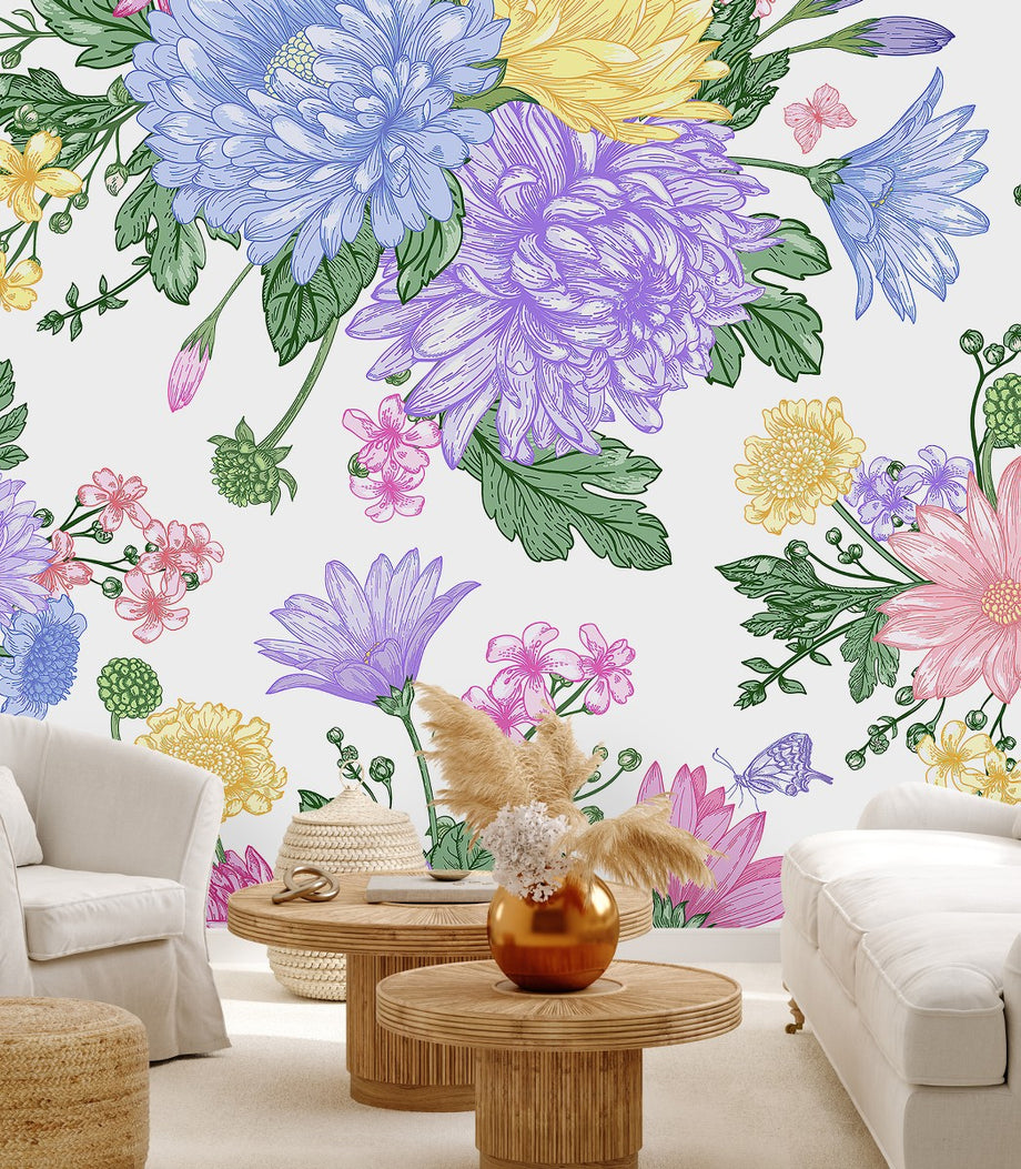 10,039,825 Floral Wallpaper Images, Stock Photos & Vectors | Shutterstock