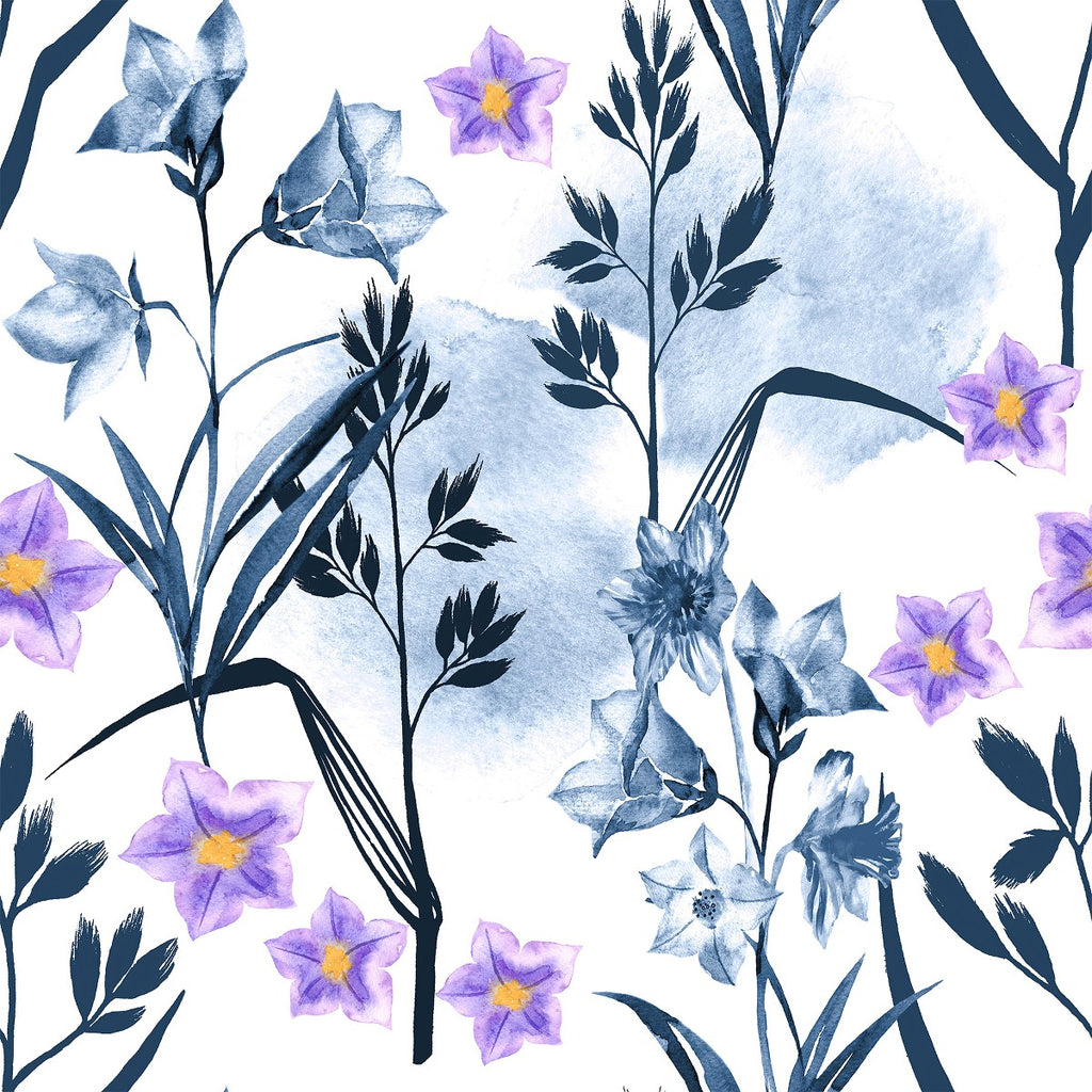 Bluebell Flowers Wallpaper uniQstiQ Floral