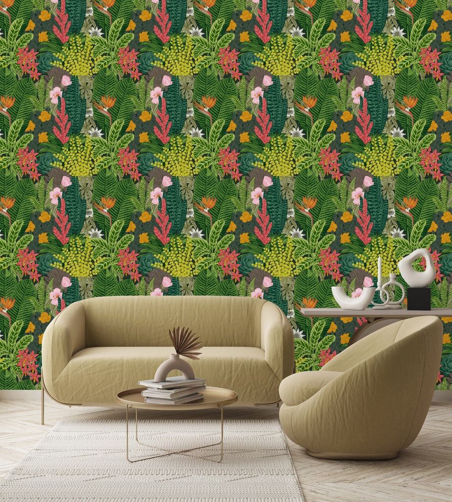 Green Exotic Plants Wallpaper  uniQstiQ Tropical